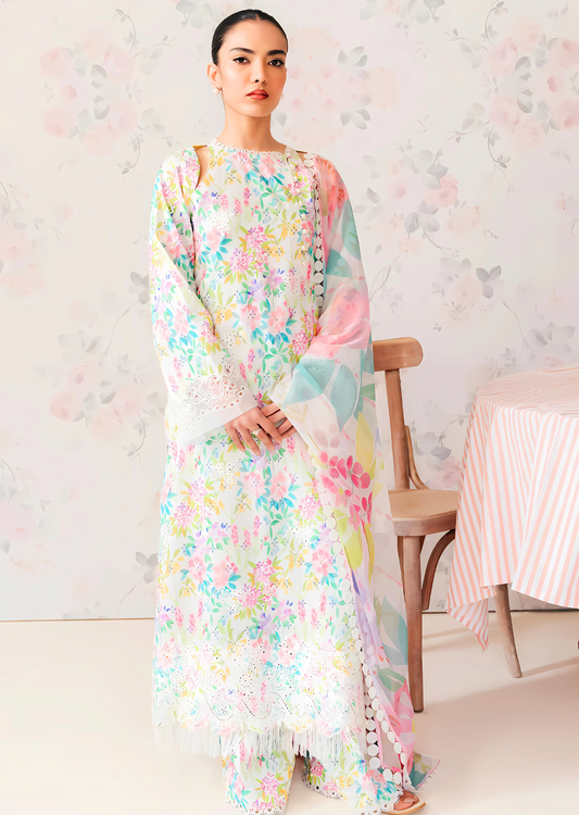 Digital Printed Lawn Suit with Monar Dupatta