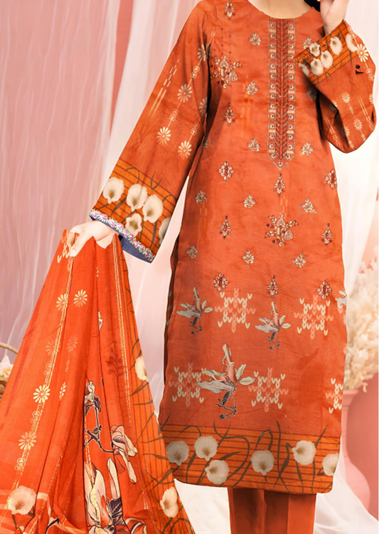 Embroidered Suits Digital Printing Summer Collections