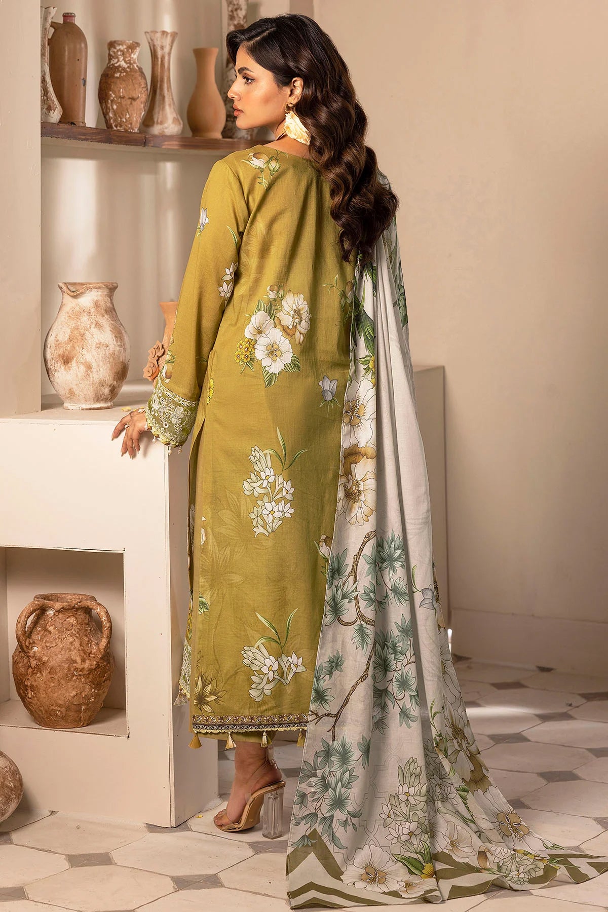BLOOM DIGITAL PRINTED LAWN STITCHED