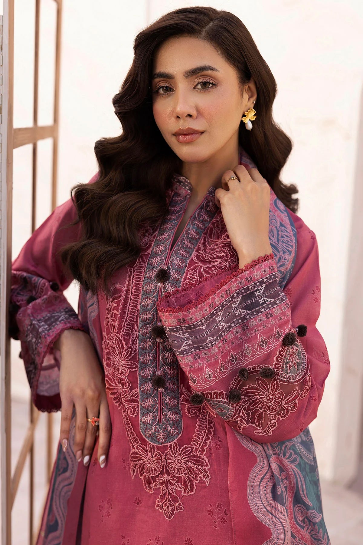 IREA DIGITAL PRINTED LAWN STITCHED