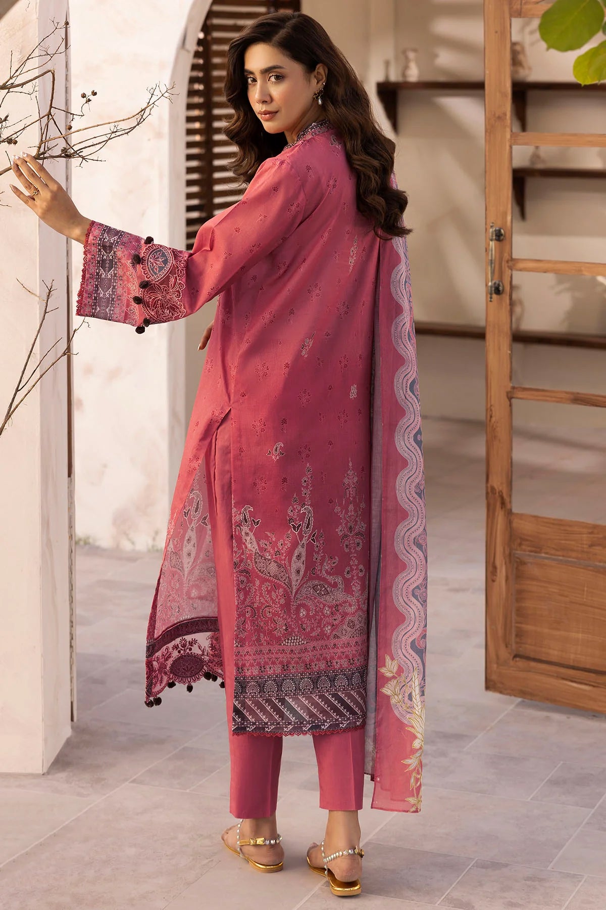 IREA DIGITAL PRINTED LAWN STITCHED