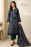 Emerald Green Floral 3 Piece Lawn Suit – Liza Boutique