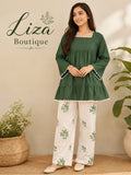 Olive Green Peplum Co-Ord Set – Liza Boutique