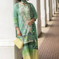 Ariela Lawn Green Stitched
