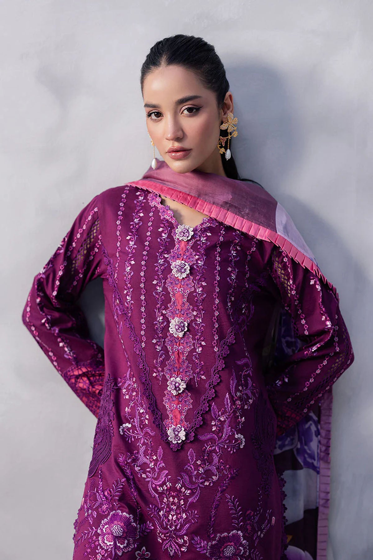 Eternal Beat Lawn Stitched